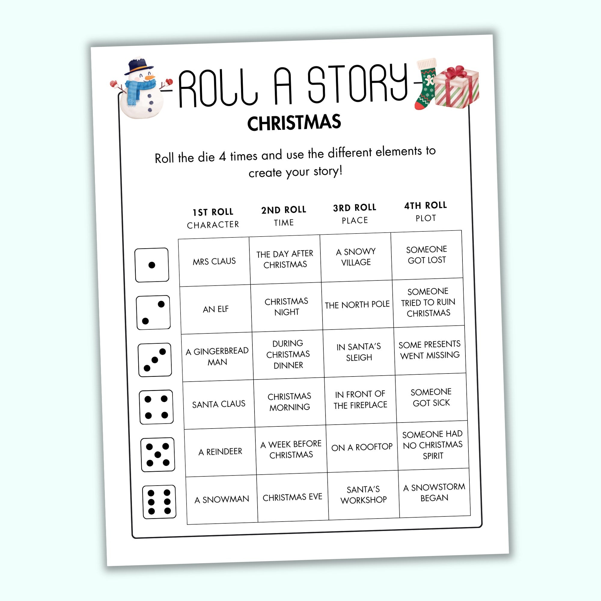 christmas-roll-a-story-game-printables-by-the-craft-at-home-family for Christmas Roll A Story Free Printable Christmas Roll a Story Game – Printables by The Craft-at-Home Family for Christmas Roll A Story Free Printable
