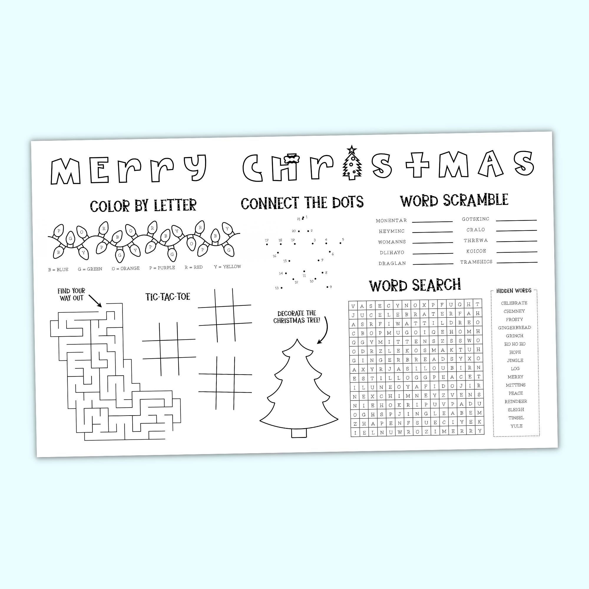 Christmas Activity Placemat – Printables by The Craft-at-Home Family christmas-activity-placemat-printables-by-the-craft-at-home-family