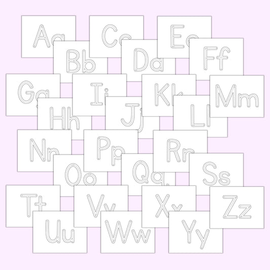Alphabet Tracing Sheets