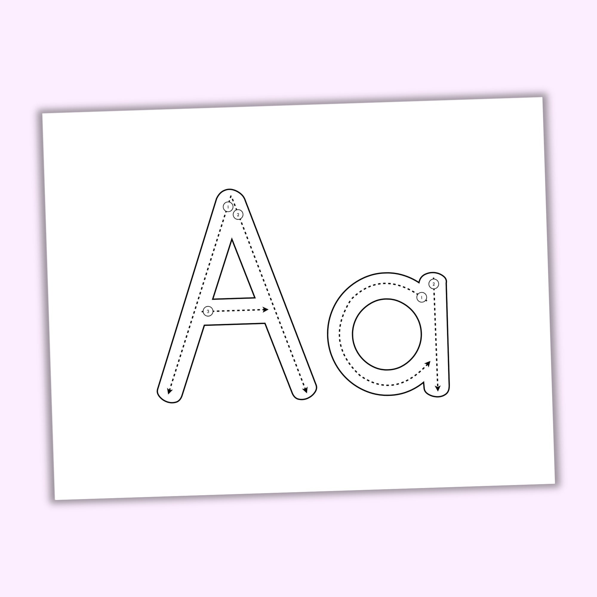 Alphabet Tracing Sheets Printables by The Craft at Home Family Alphabet Tracing Sheets Printables by The Craft at Home Family