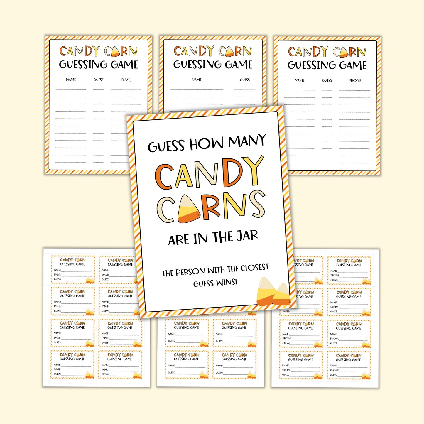 Candy Corn Guessing Game