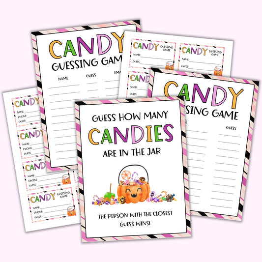 Halloween Candy Guessing Game