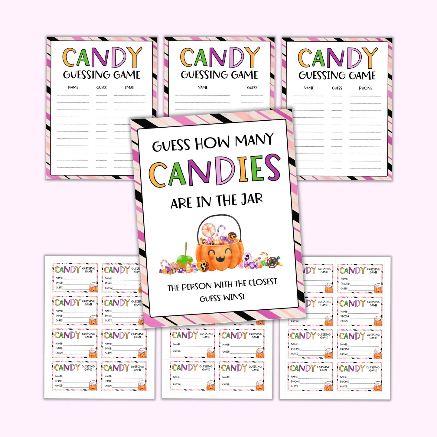 Halloween Candy Guessing Game