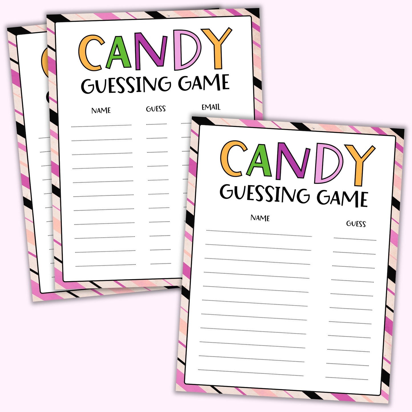 Halloween Candy Guessing Game