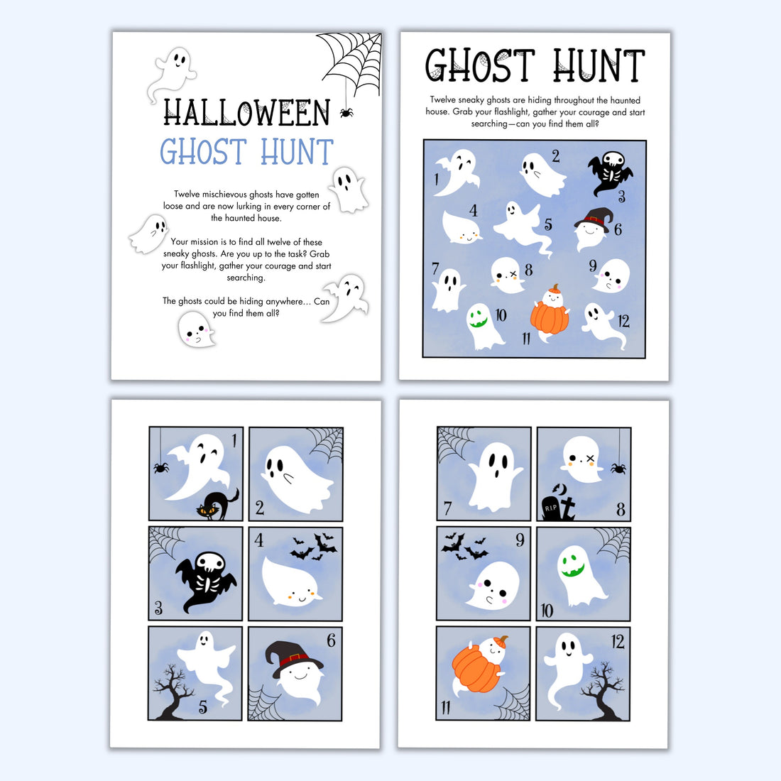 Halloween Ghost Hunt Game – Printables by The Craft-at-Home Family