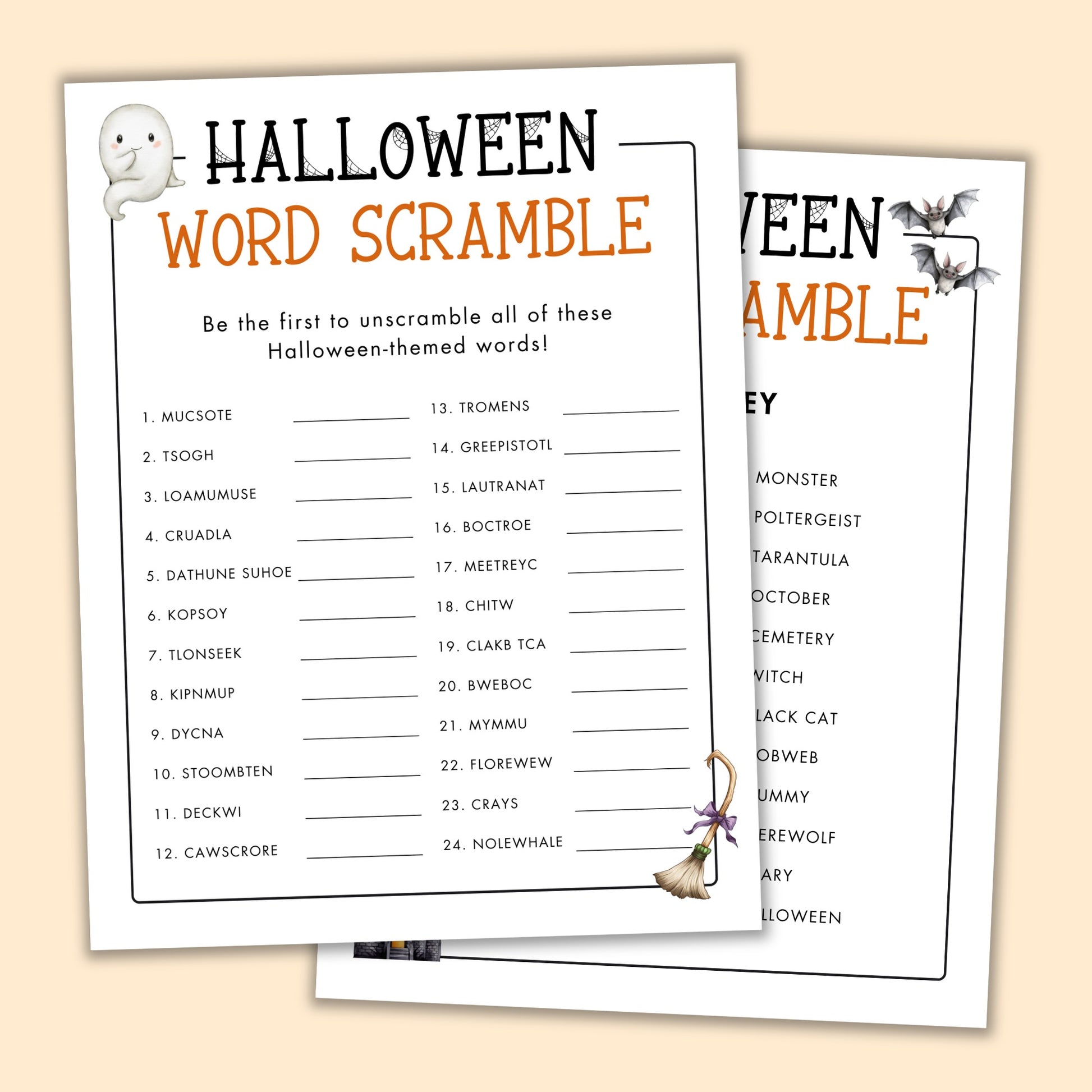 halloween-word-scramble-printables-by-the-craft-at-home-family for Halloween Word Games Printable Free Halloween Word Scramble – Printables by The Craft-at-Home Family for Halloween Word Games Printable Free