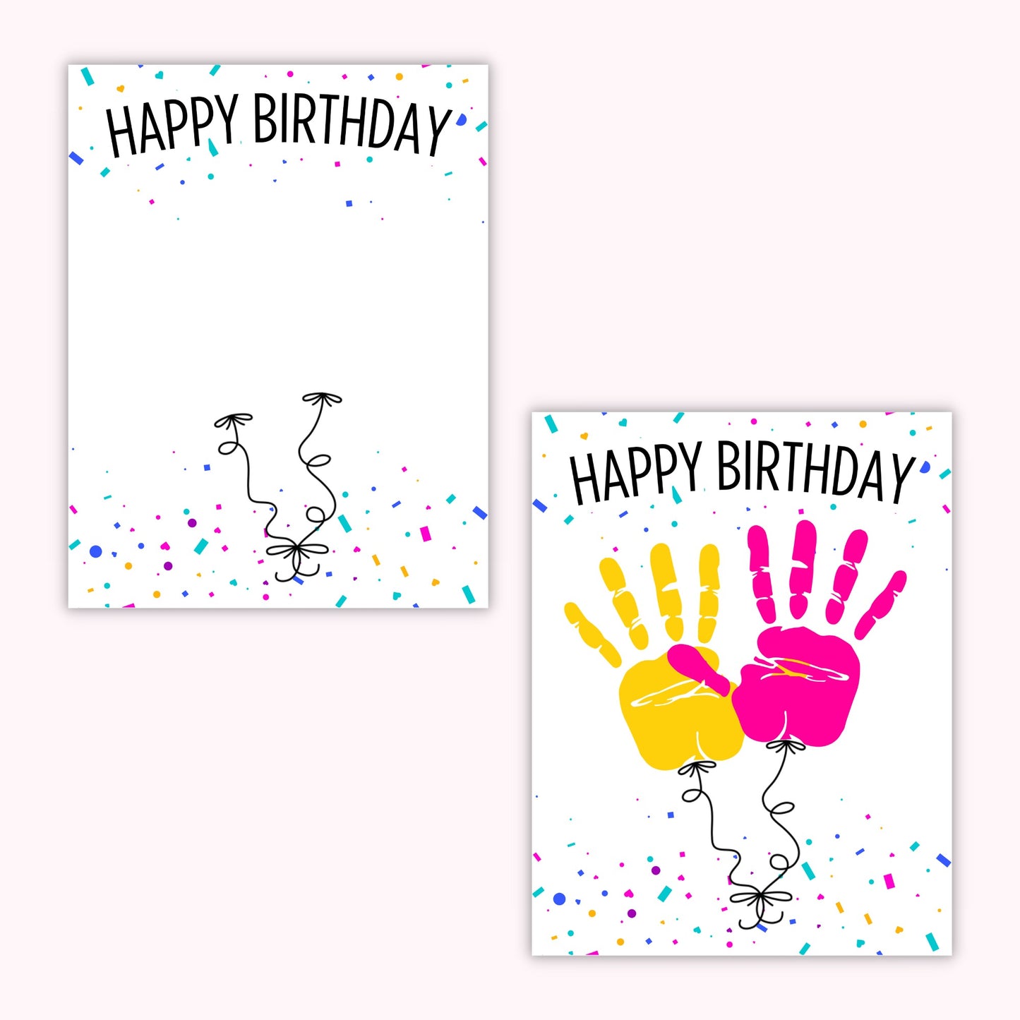 Birthday Balloon Handprint Kit (2 Balloons)