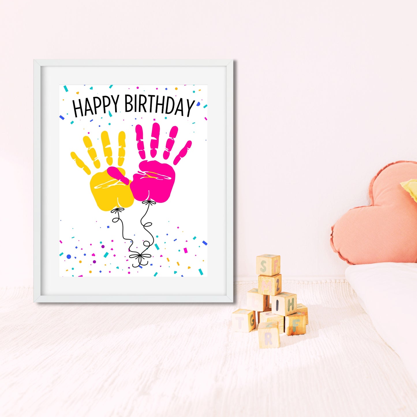 Birthday Balloon Handprint Kit (2 Balloons)