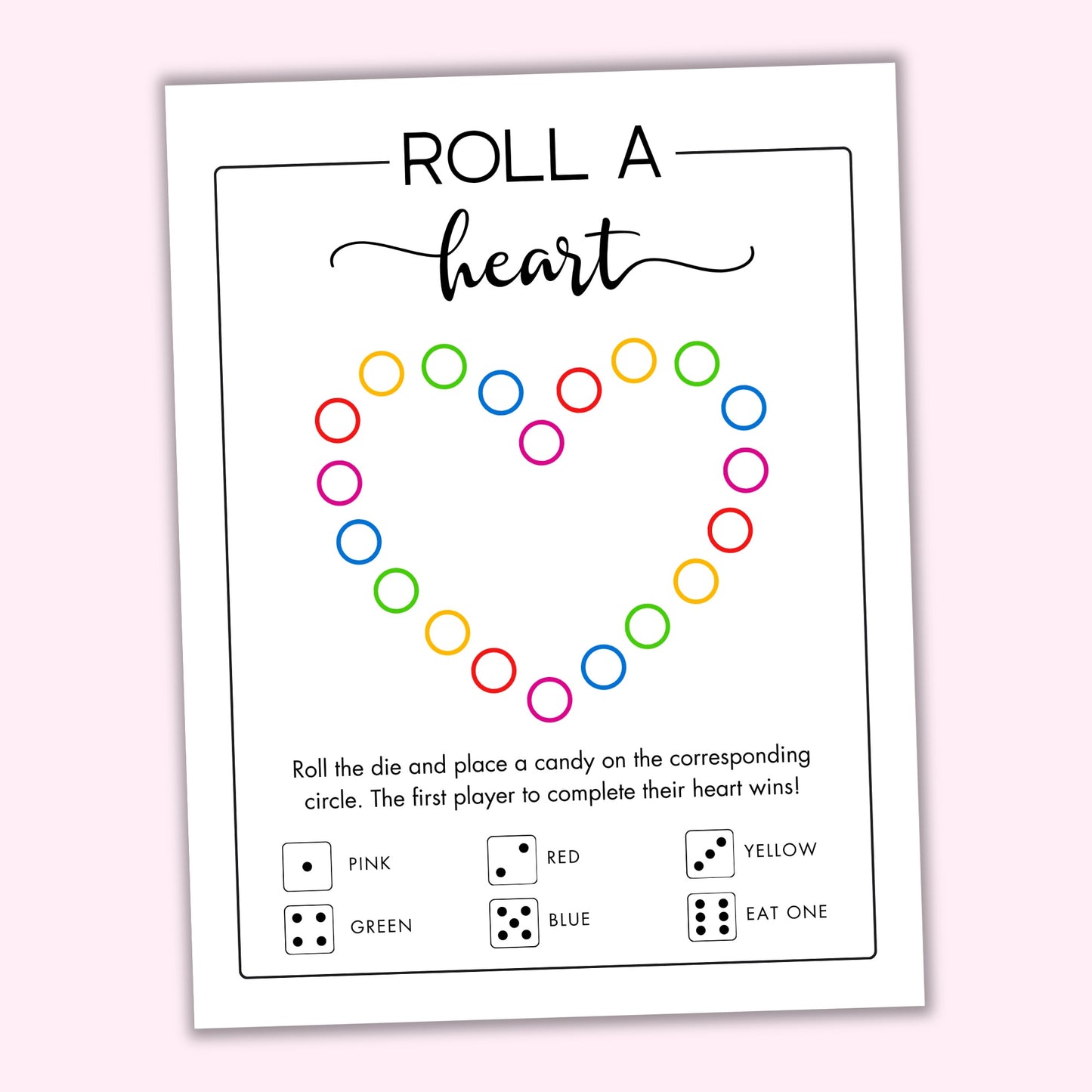 Roll a Heart Game