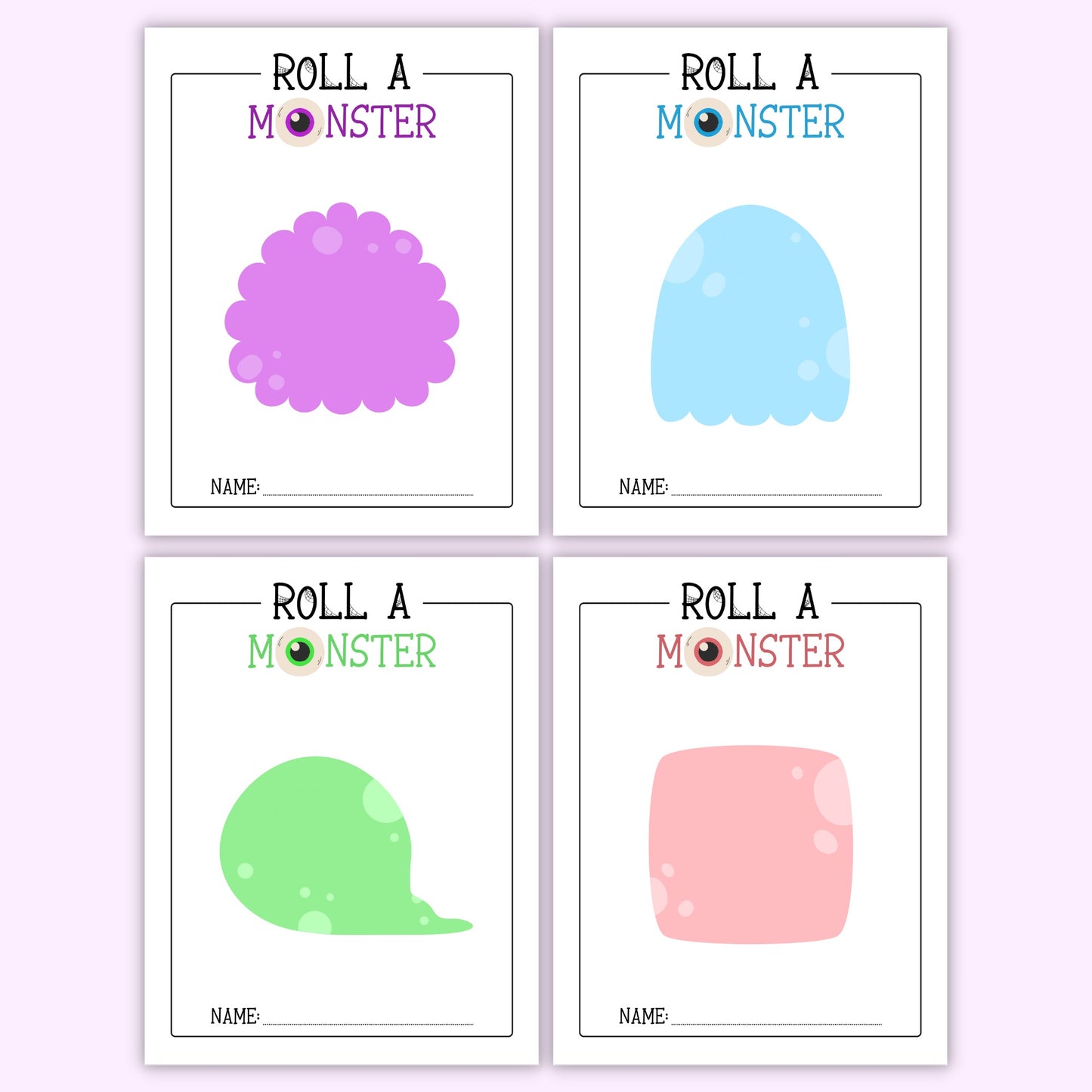 Roll a Monster Game