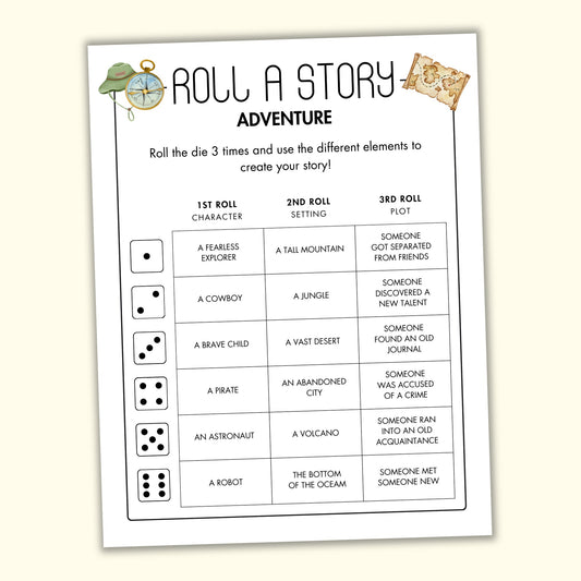 Roll a Story Game - Adventure