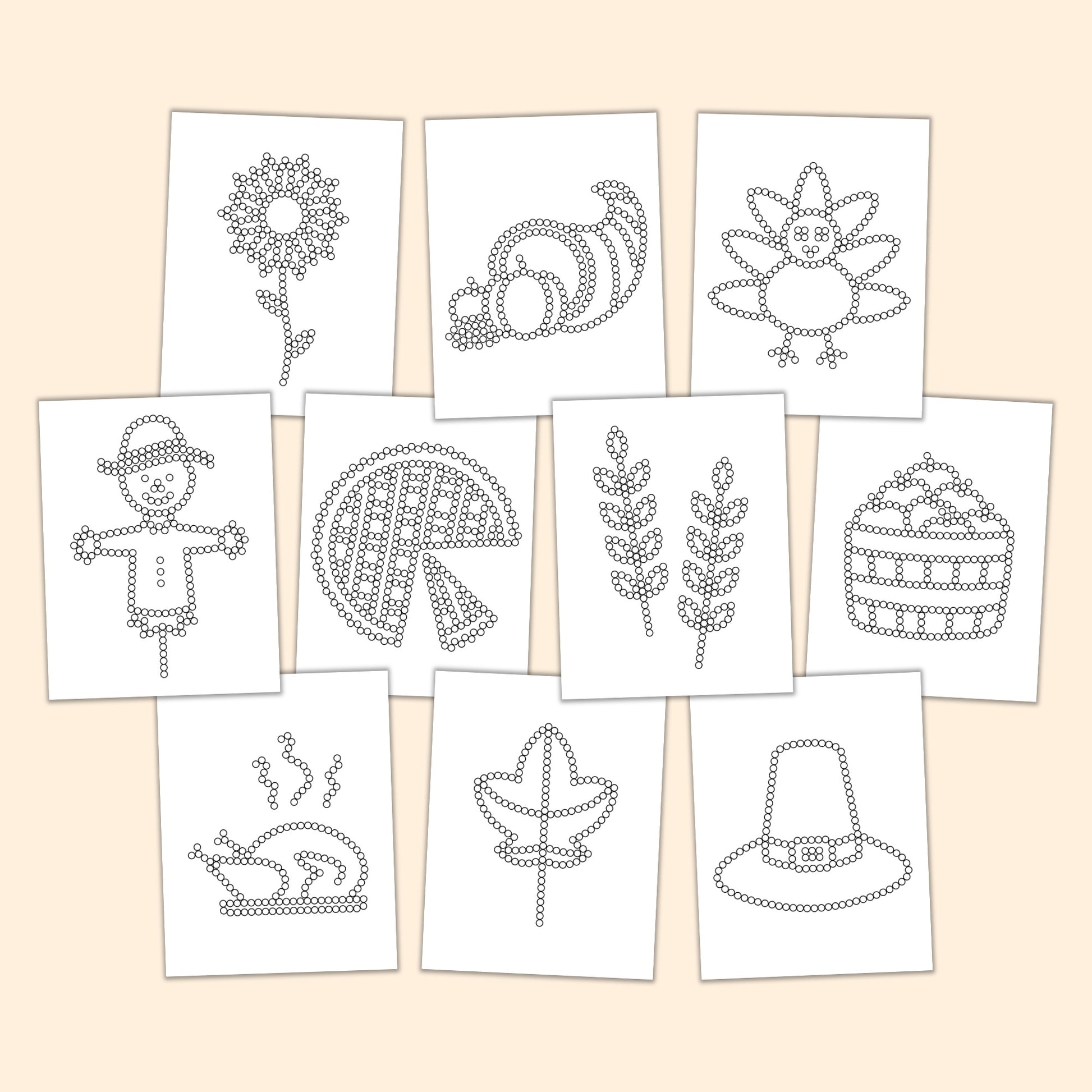 thanksgiving-q-tip-sheets-printables-by-the-craft-at-home-family for Free Printable Push Pin Art Templates Thanksgiving Q-Tip Sheets – Printables by The Craft-at-Home Family for Free Printable Push Pin Art Templates