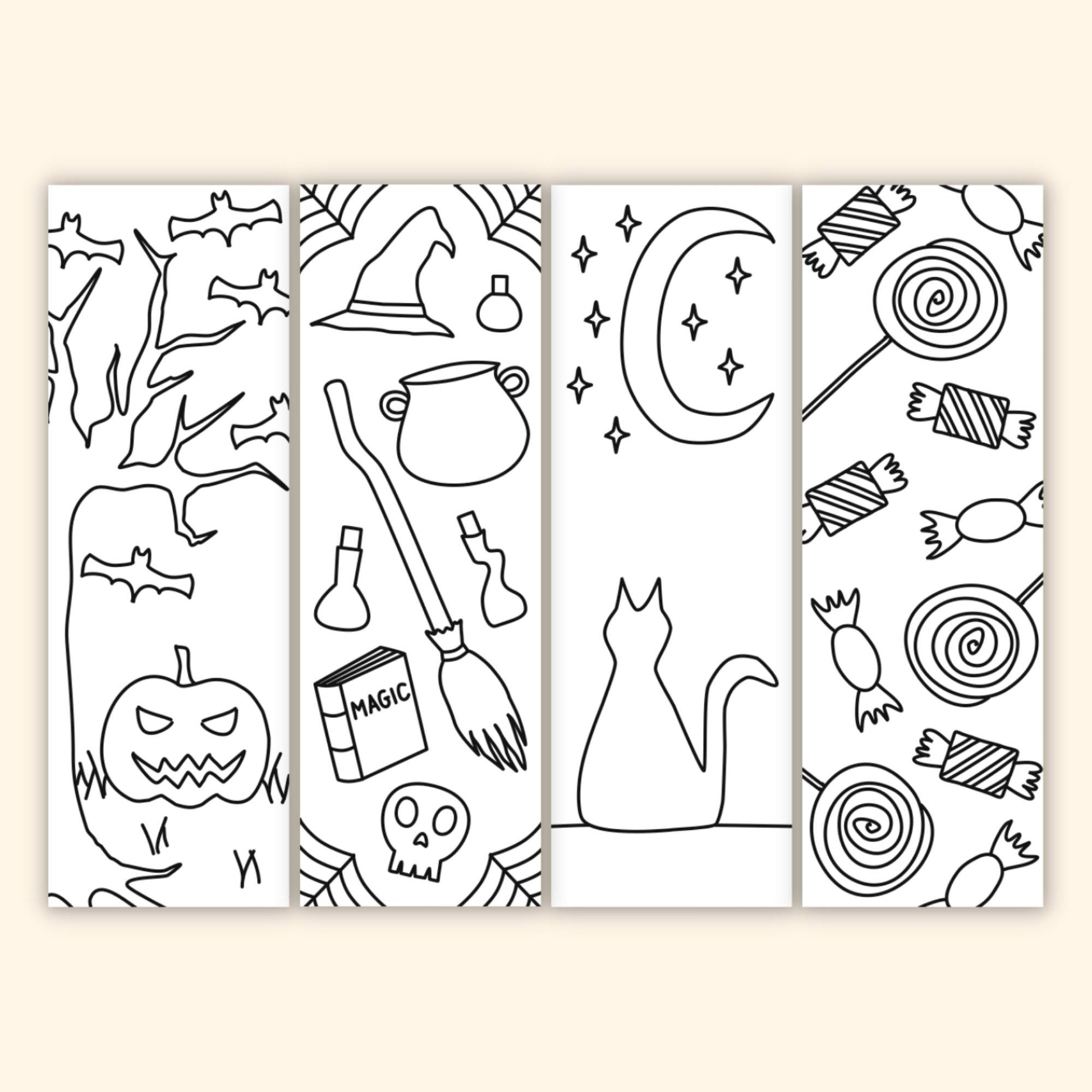 Halloween Bookmarks Coloring Pages halloween-bookmarks-coloring-pages