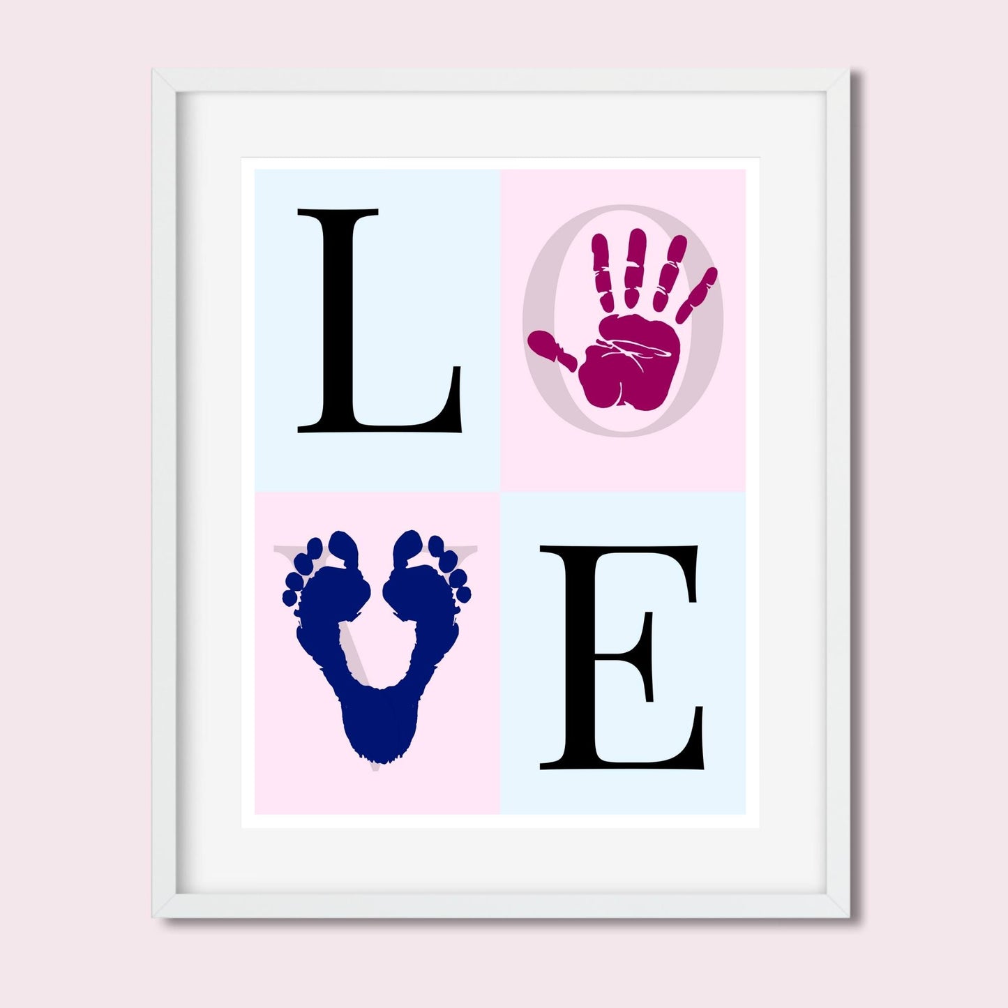 LOVE Baby Handprint & Footprint Kit