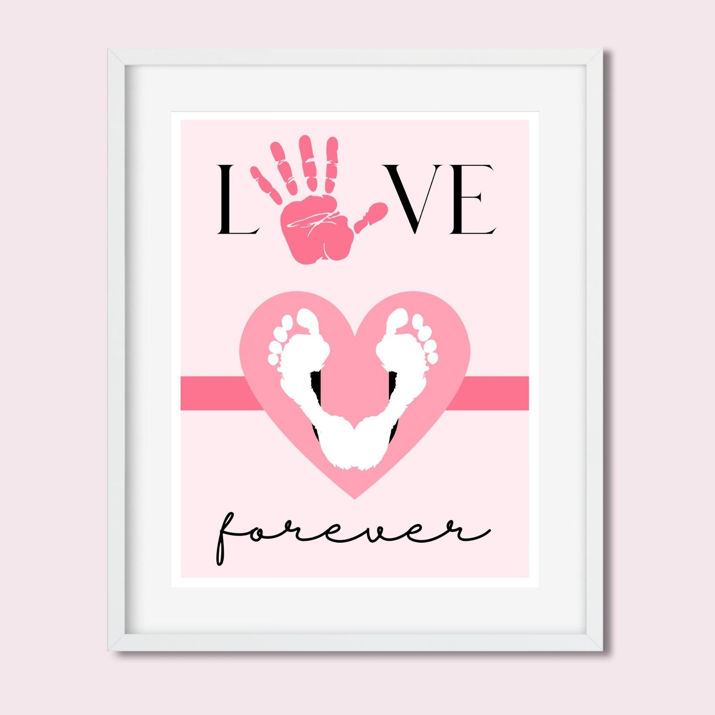 LOVE Baby Handprint & Footprint Kit – Printables by The Craft-at