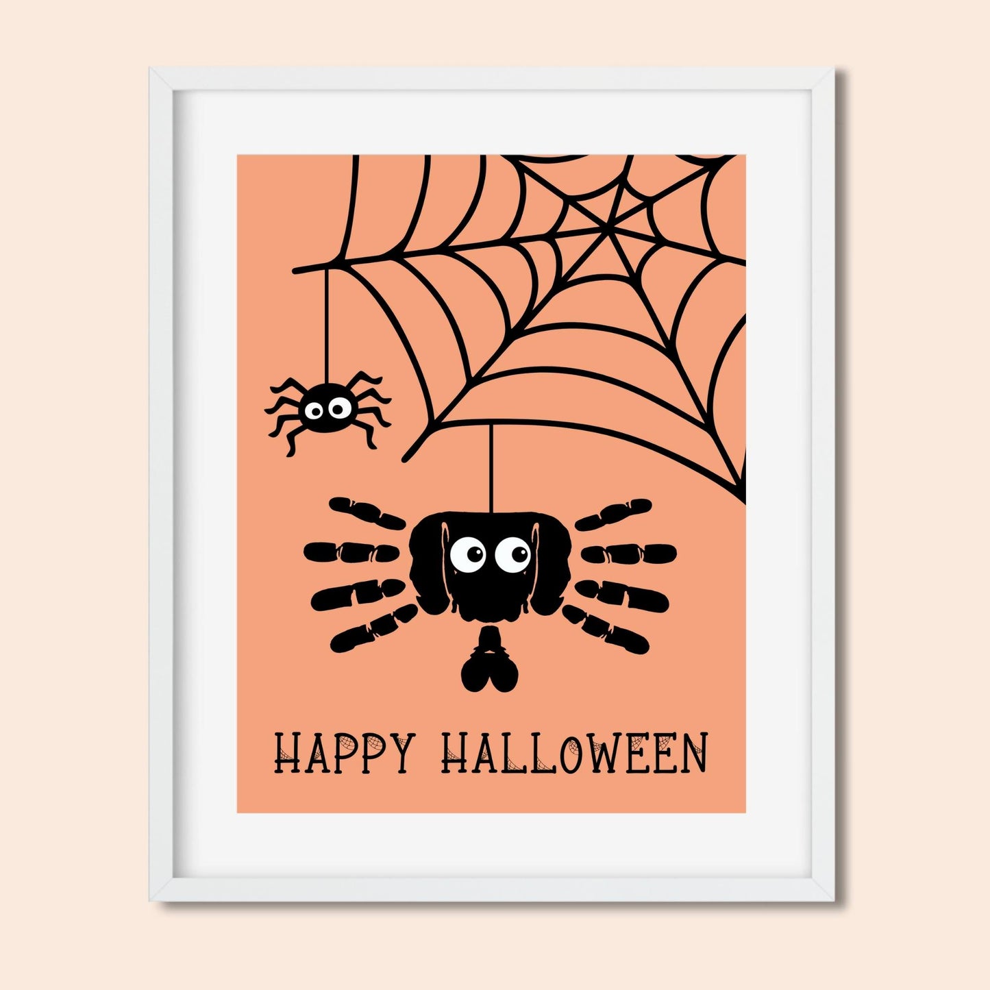 Halloween Spider Handprint Kit