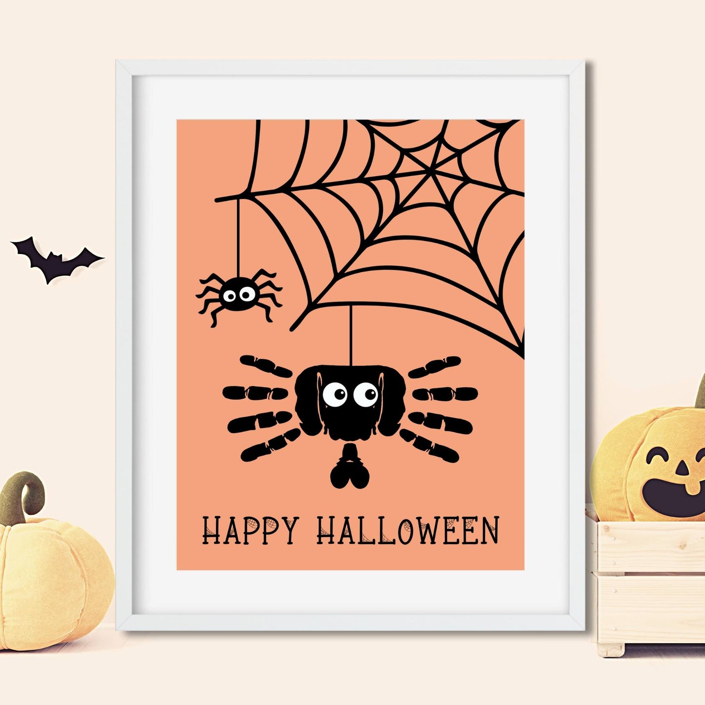 Halloween Spider Handprint Kit