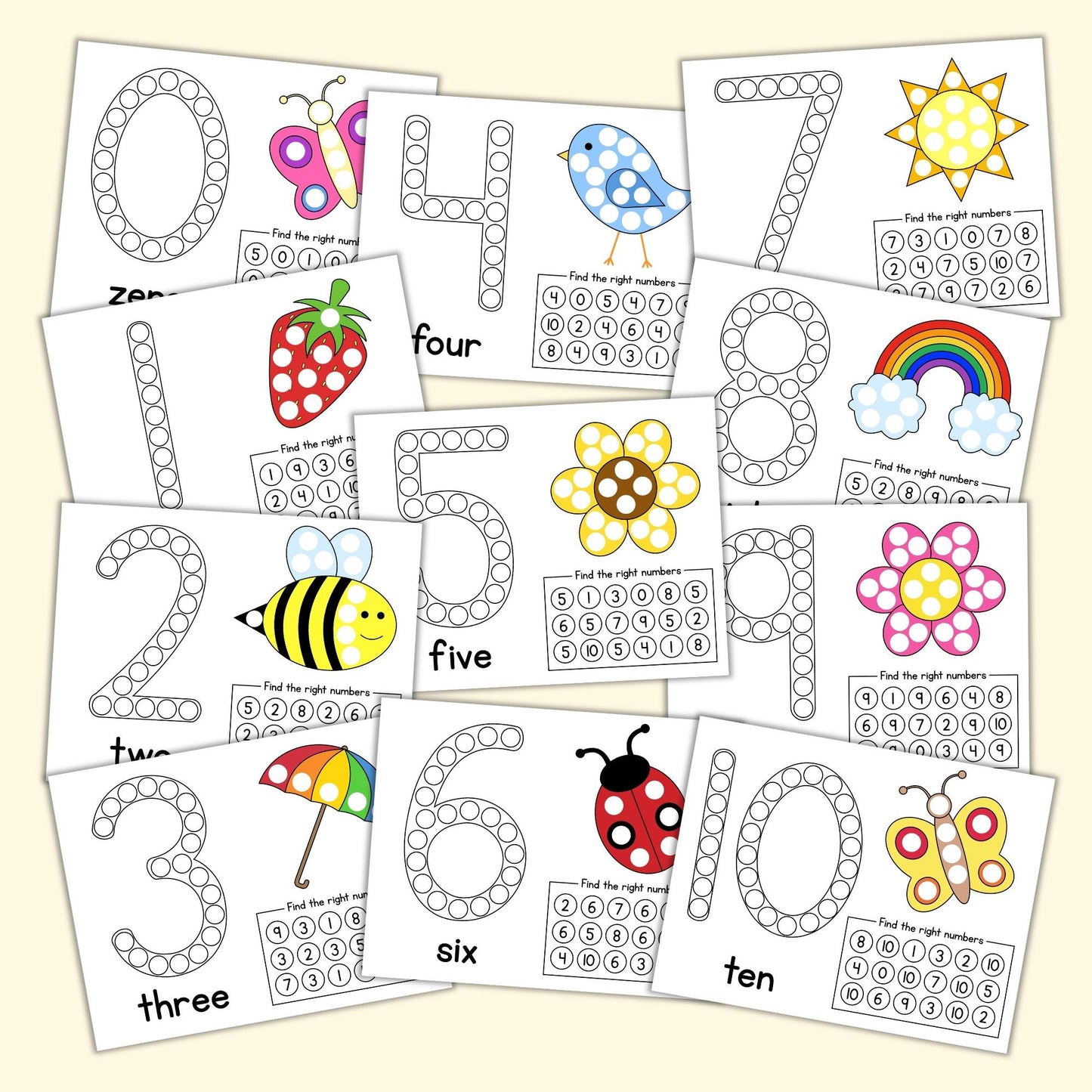 Spring Counting Bundle (32 Pages)
