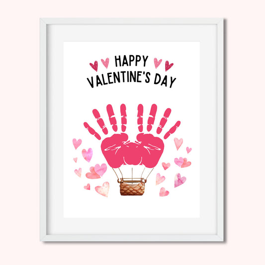 Valentine Hot Air Balloon Handprint Kit