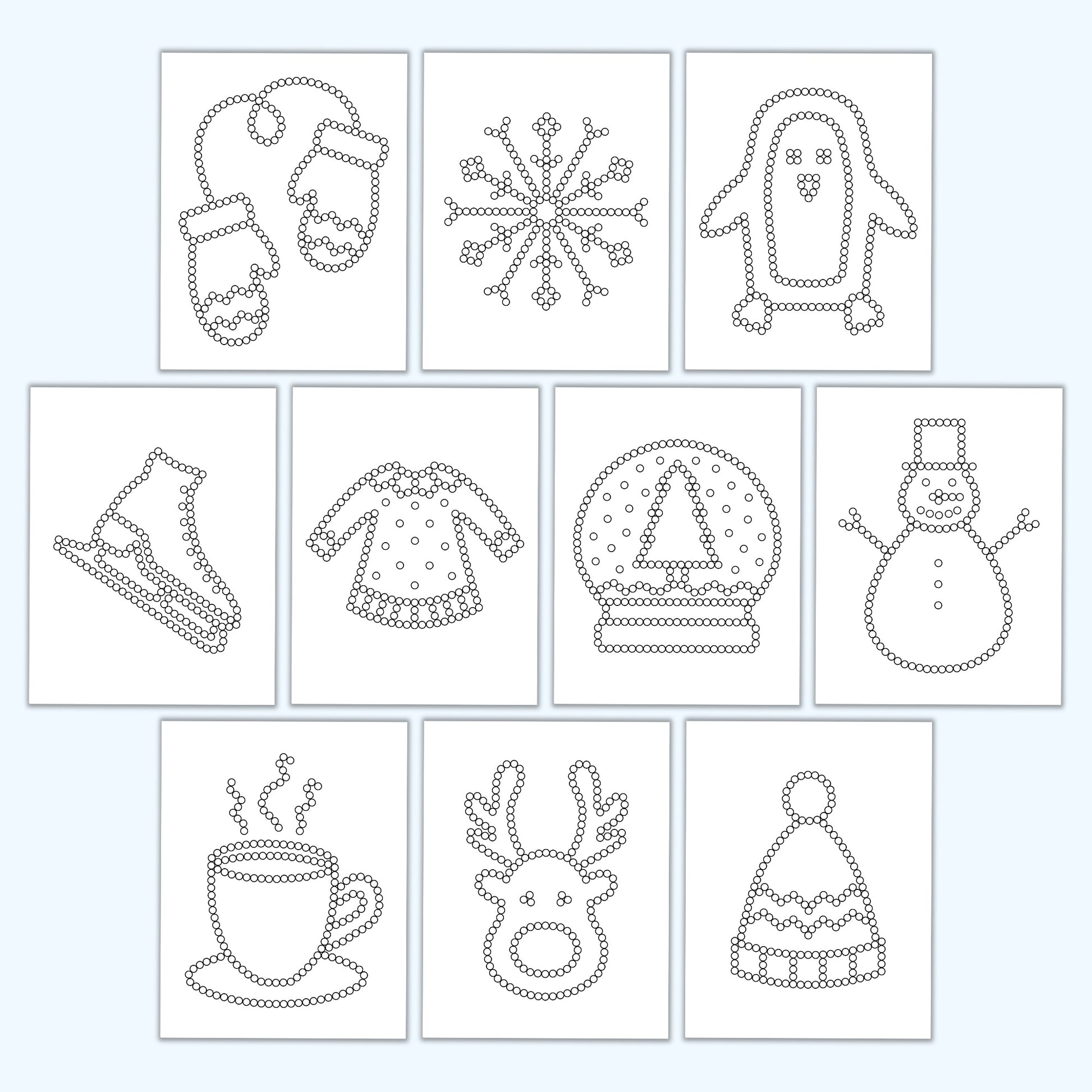 winter-q-tip-sheets-printables-by-the-craft-at-home-family for Push Pin Art Printables Free Winter Q-Tip Sheets – Printables by The Craft-at-Home Family for Push Pin Art Printables Free
